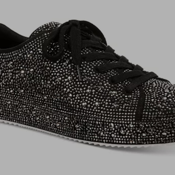 Inc black crystal sneakers new never worn - Picture 4 of 6